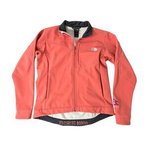 North Face 7 Summits Project Apex Everest Softshell Jacket Medium Salmon Orange
